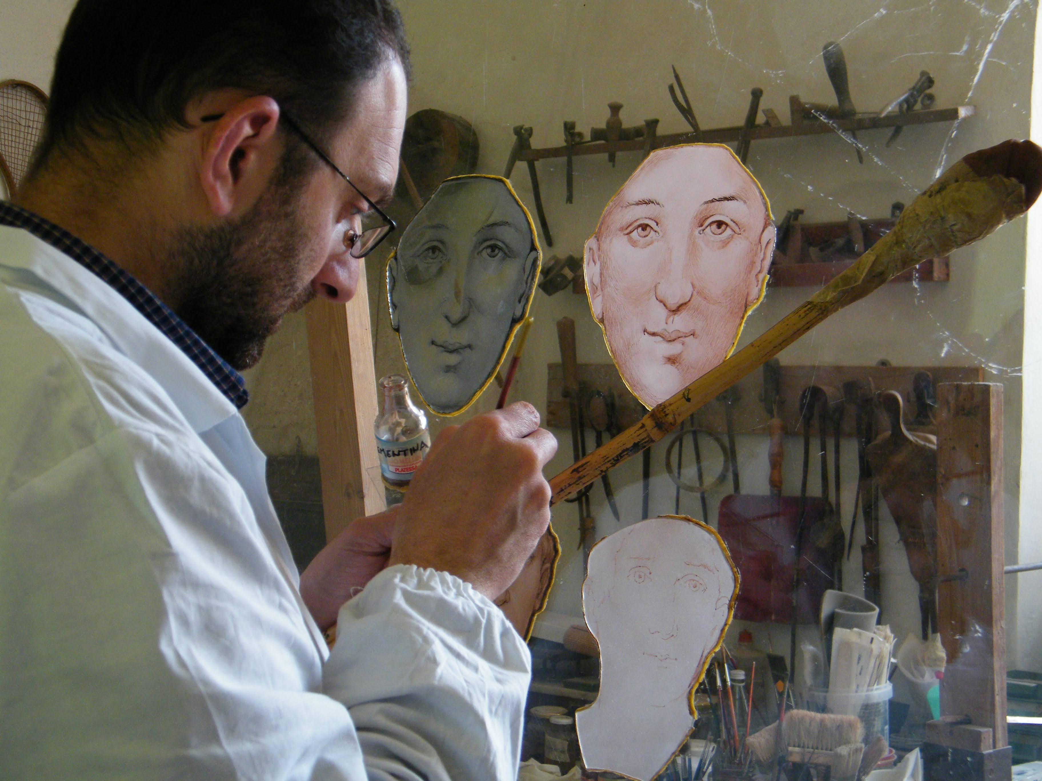 giuliano painting on glass