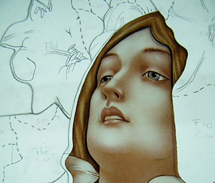 drawing face detail